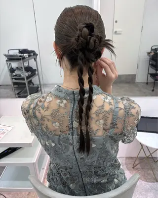 ヘアアレンジ 透明感カラー/set /hana🍀🪽‪のヘアスタイル