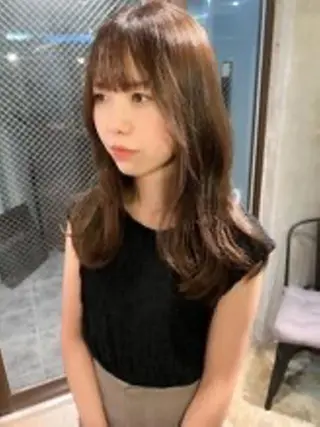 ミディアム カラー 立川✨ブリーチ/ ケアブリーチ特化✨のヘアスタイル