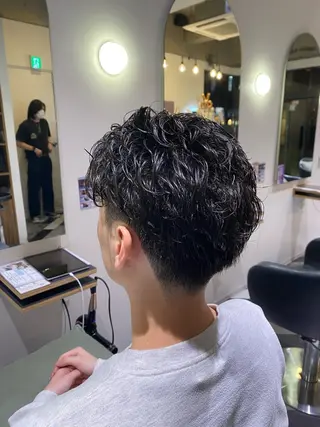 パーマ メンズ メンズ指名NO.1/ 原崎 元希のヘアスタイル