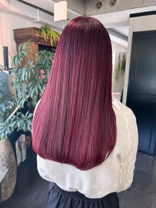 ロング カラー 顔まわり/暖色 可愛い特化🎀ゆうなのヘアスタイル