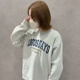 ミディアム カラー はちすか るかのヘアスタイル