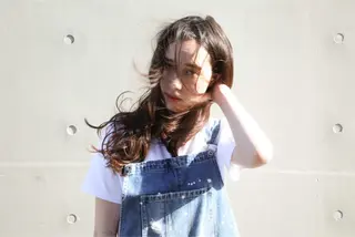 ロング パーマ sand&rose所属・逗子、パーマスタイル ナオイカイラのヘアスタイル