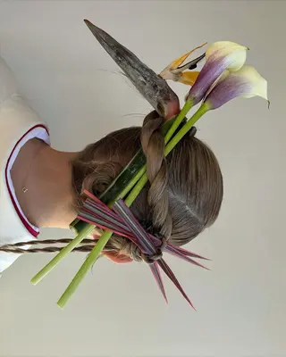 ロング ヘアアレンジ 艶カラー/縮毛矯正/ ケア/アレンジ/桜悠のヘアスタイル