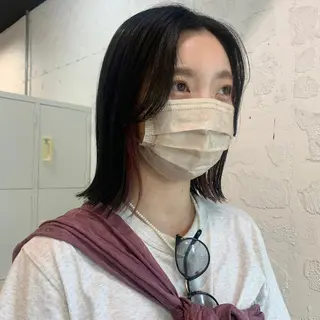ミディアム カラー em HAIR 🌿下北沢のヘアスタイル