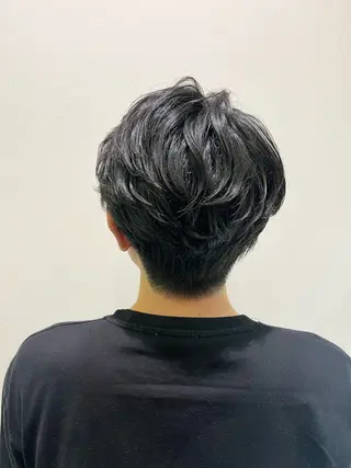 ショート パーマ メンズ 推し活/パーティヘア ⭐️今田 水風🐰のヘアスタイル