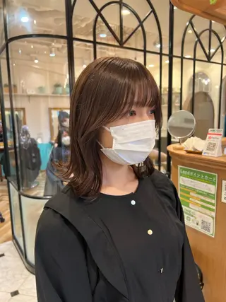 ミディアム カラー 🇰🇷韓国レイヤー 錦糸町【北山謙三】のヘアスタイル