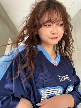 ロング パーマ 【お洒落パーマ】 Elme　肥塚康汰郎のヘアスタイル