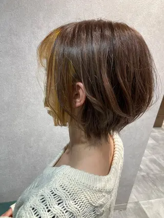 ショート カラー 宮下 弦也のヘアスタイル