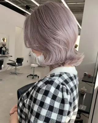 ミディアム LINOET名古屋所属・ダブルカラー🩶上村 純妃🩶名駅徒歩5分のヘアスタイル