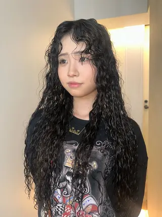 ロング カラー パーマ HARE &nail ☪️remiのヘアスタイル