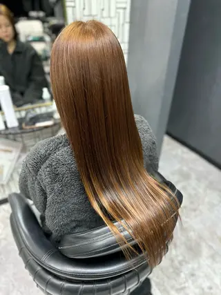 ロング 北村 理奈のヘアスタイル