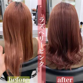 ミディアム カラー FRAME+spa&hair roomなんば駅前店所属・🌸MAYU🌸 ハイトーン➕レイヤーのヘアスタイル