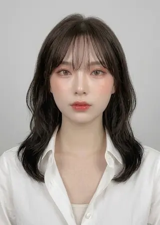 ミディアム COA銀座所属・ミディアムレイヤー 募集中/村上廉のヘアスタイル