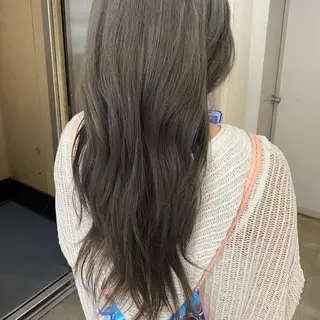 ロング カラー くすみカラー♡ Yuukaのヘアスタイル