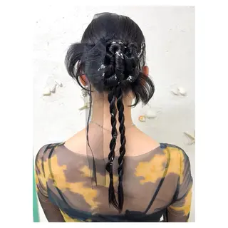 ヘアアレンジ ヘアセット✩.*˚ Tomomiのヘアスタイル