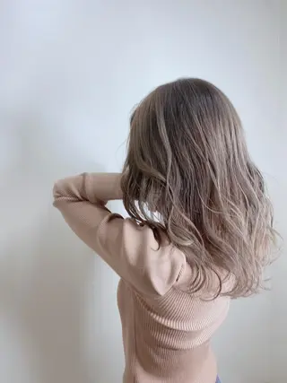 セミロング カラー AI 高田馬場店のヘアスタイル