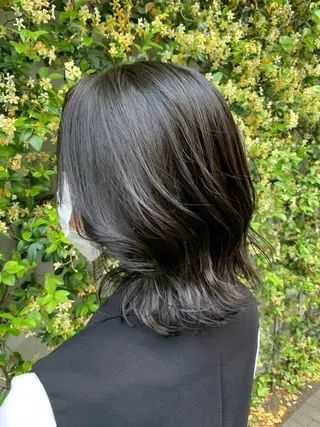 ミディアム 🌟美髪縮毛矯正🌟 吉田冴一のヘアスタイル