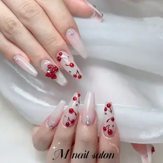 ネイル M🌷nail 長さだし専門店のネイルデザイン