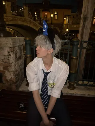 ショート 🫧ミルクティー ブリーチRIKU🫧のヘアスタイル