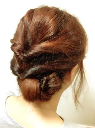 ヘアアレンジ 似合わせカラー✨人気 荻窪🌈川端風子のヘアスタイル