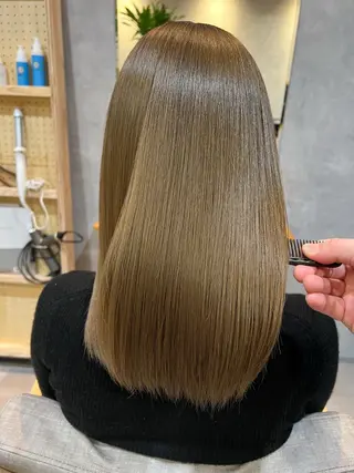 ロング 中村 ひなたのヘアスタイル