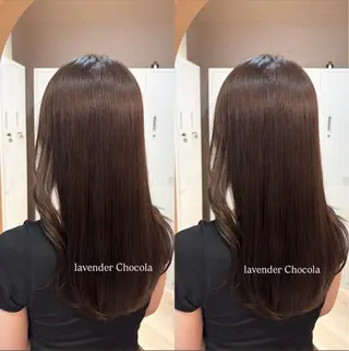 セミロング 透明感カラー🤎/ ツヤカラー/さくらのヘアスタイル