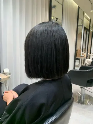 パーマ Nu:v所属・moe/ 透明感カラー/恵比寿のヘアスタイル