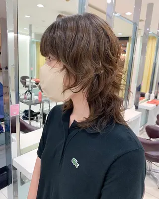 ミディアム パーマ 原宿パーマ kazuのヘアスタイル