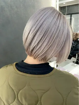 ショート カラー Lyuca所属・ショート×ブリーチ Lyuca/yujiのヘアスタイル