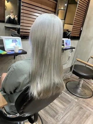 ロング カラー La fith 店長 城谷颯人のヘアスタイル