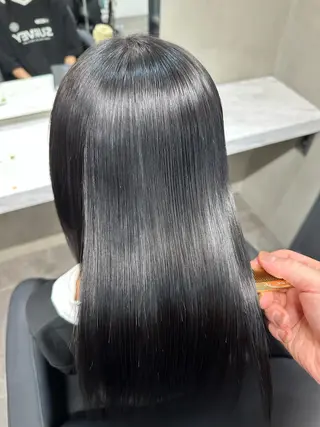 セミロング 髪質改善/縮毛矯正/ 田中勇次のヘアスタイル