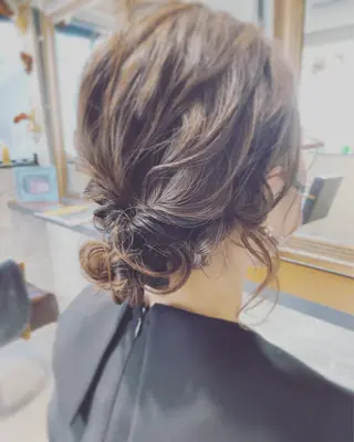 セミロング カラー ヘアアレンジ Calenda/ パーソナル美髪サロンのヘアスタイル