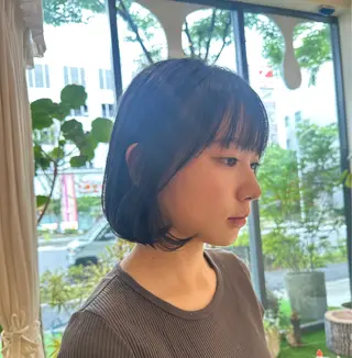 セミロング 韓国風レイヤーカット 🇰🇷❕モカのヘアスタイル