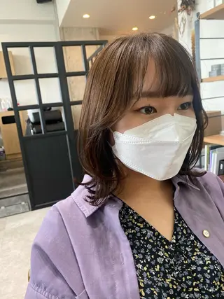 ミディアム カラー Dxxxx III所属・女性目線の大人 メンズ*Ayakaのヘアスタイル