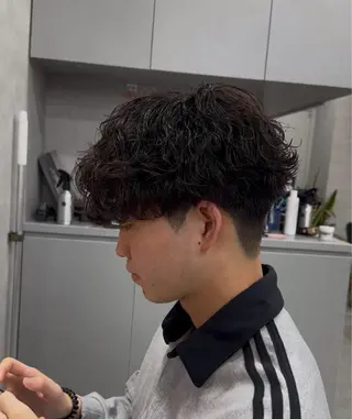 ショート カラー パーマ メンズ 🔥メンズ 特化🔥菊水皐暉🔥のヘアスタイル