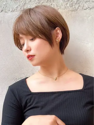ショート 寺田鼓捺/艶カラー /透明感カラーのヘアスタイル