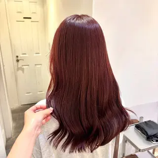 カラー 🍒垢抜けカラー エクステヘアメあずみのヘアスタイル
