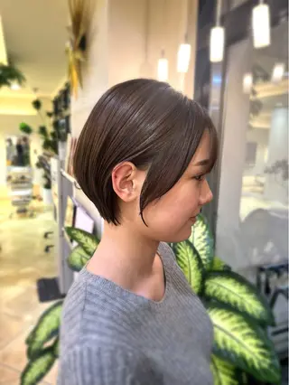 ショート 小顔レイヤー💗 木村実樹のヘアスタイル