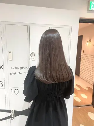 ロング カラー ヤマナカ エリカのヘアスタイル