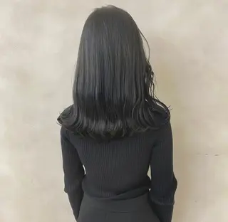 セミロング 新宿/韓国レイヤー/ 顔まわり/メンズヘアのヘアスタイル