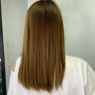 ロング u n aのヘアスタイル
