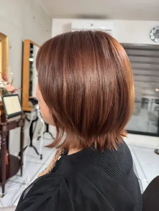 カラー ミディアム ma cherie 　naoのヘアスタイル