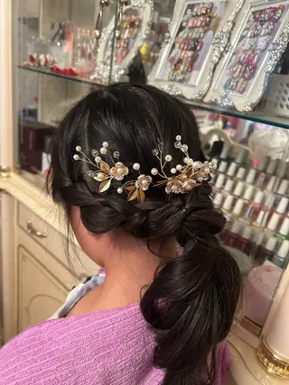 セミロング 近藤 麻子のヘアスタイル