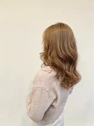 セミロング カラー Hair make VERDA所属・富永 憲一郎のヘアスタイル