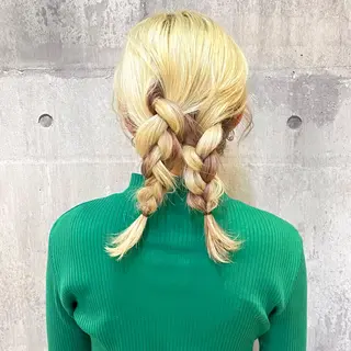 カラー 比嘉 陽のヘアスタイル