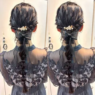 ロング ヘアアレンジ ヘアメ🎀推しカラー 🥣横浜/しほ🧸のその他イメージ