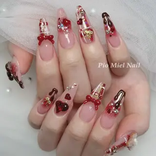 ネイル HANA 長さだしのネイルデザイン