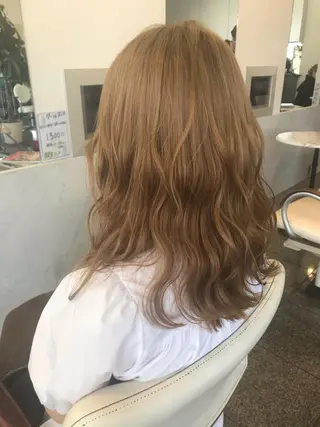 セミロング 大森 有紗のヘアスタイル