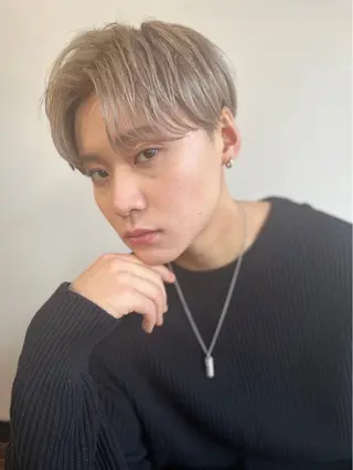 カラー メンズ LOM/メンズサロン 狸小路7丁目のヘアスタイル