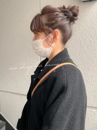 ロング ヘアアレンジ カラーパティシエ facce🌼ikoのヘアスタイル